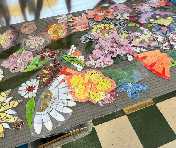 Flower mosaics